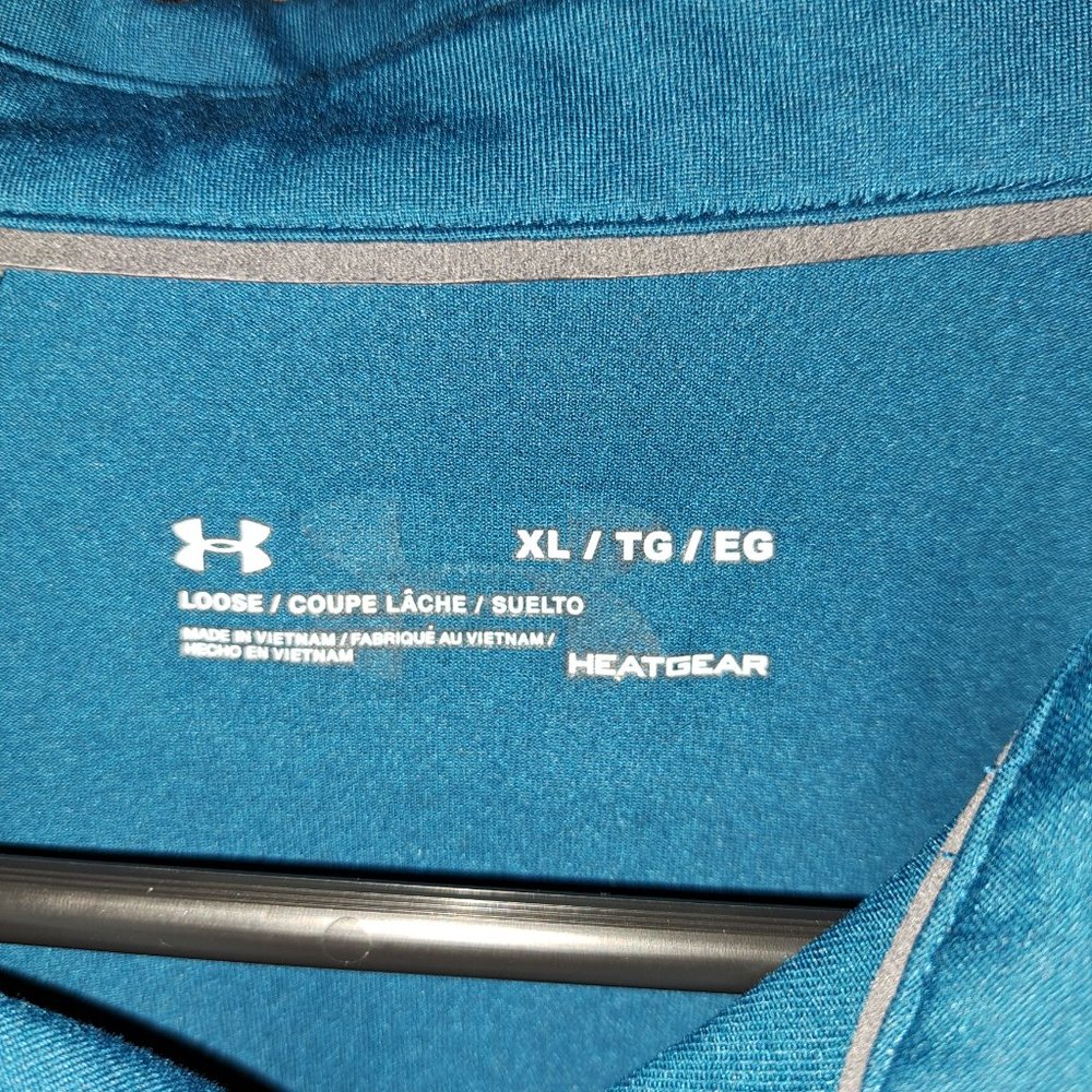 UnderArmour Threadborne Calibrate Heatgear Polo Shirt sizeXl - Picture 3 of 5